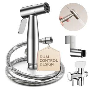 AROFA TOILET BIDET SPRAYER-HANDS FREE-HANDHELD-DUAL CONTROL ADJUST WATER FLOW